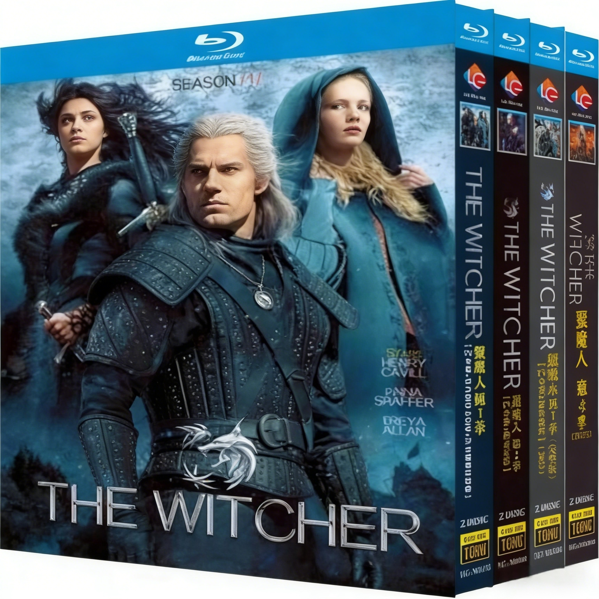 海外ドラマ ウィッチャー シーズン1+2+3+4 DVD ブルーレイ Blu-ray BOX 日本語字幕 日本語吹き替え版 完全版 豪華版 [Blu-ray]