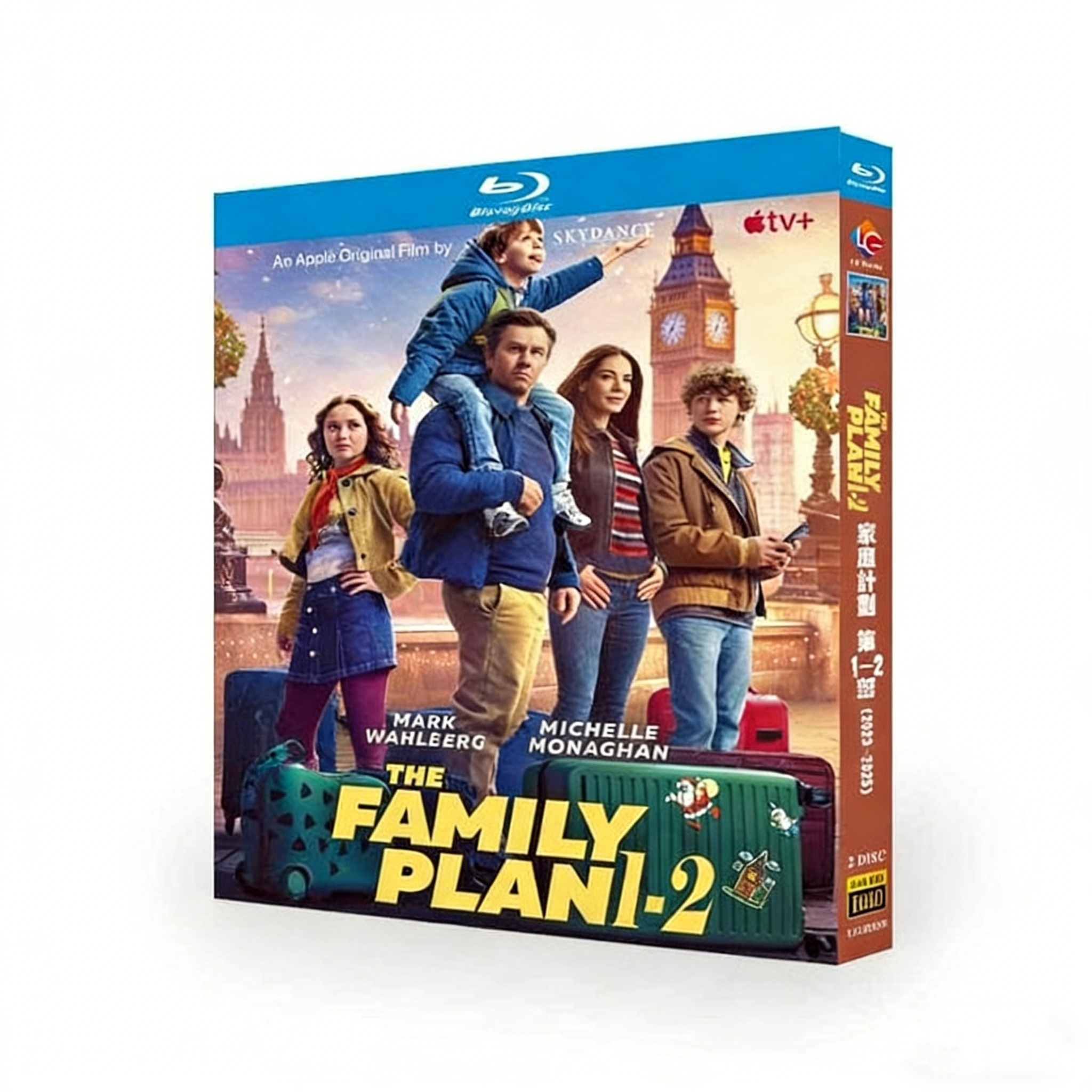 映画 ファミリー・プラン 1+2 DVD ブルーレイ Blu-ray BOX 日本語字幕 完全版 [Blu-ray]