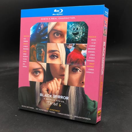 日本語吹替えあり海外ドラマ「ブラック・ミラー」ブルーレイ Blu-ray シーズン6 ジェシー・プレモンス、クリスティン・ミリオティ、ジミ・シンプソン、高画質 全話 海外盤