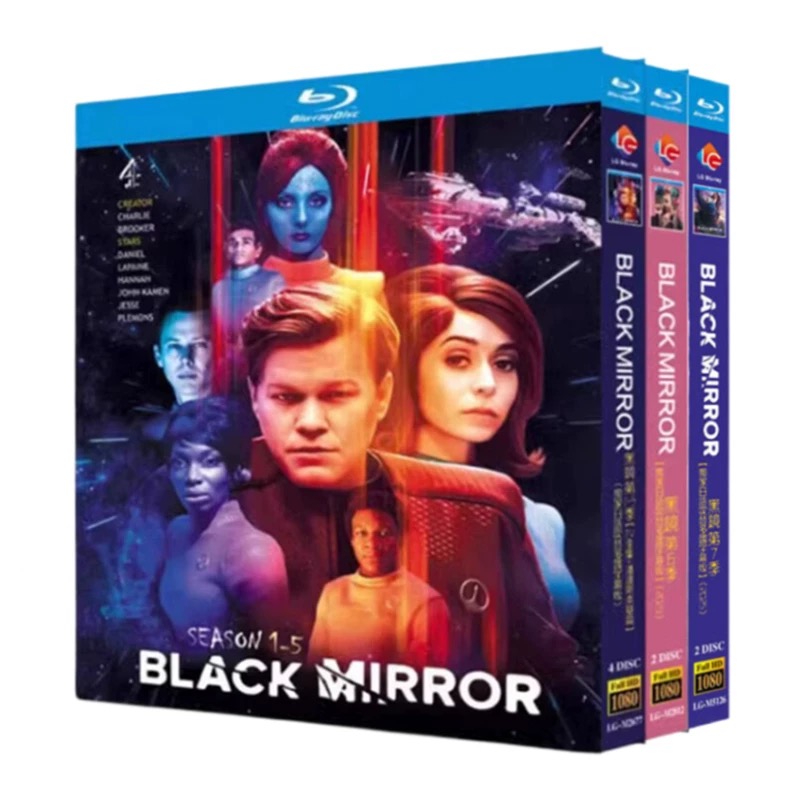 海外ドラマ ブラック・ミラー シーズン1+2+3+4+5+6+7 DVD ブルーレイ Blu-ray BOX 日本語字幕 日本語吹替版 完全版 [Blu-ray]