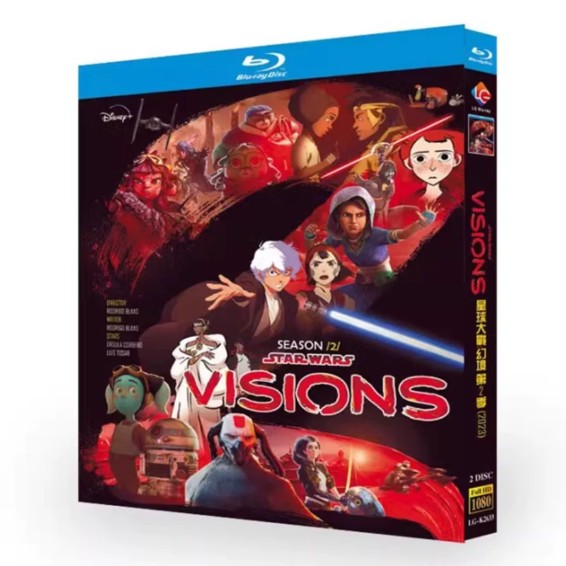 アニメ「スター・ウォーズ：ビジョンズ」Blu-ray ブルーレイ　日本語字幕あり全話 