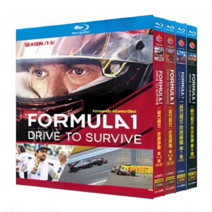 ドキュメンタリー Formula 1: 栄光のグランプリ シーズン1+2+3+4+5+6+7+8 全巻 DVD ブルーレイ Blu-ray BOX 日本語字幕 日本語吹替版 完全版 豪華版 [Blu-ray]