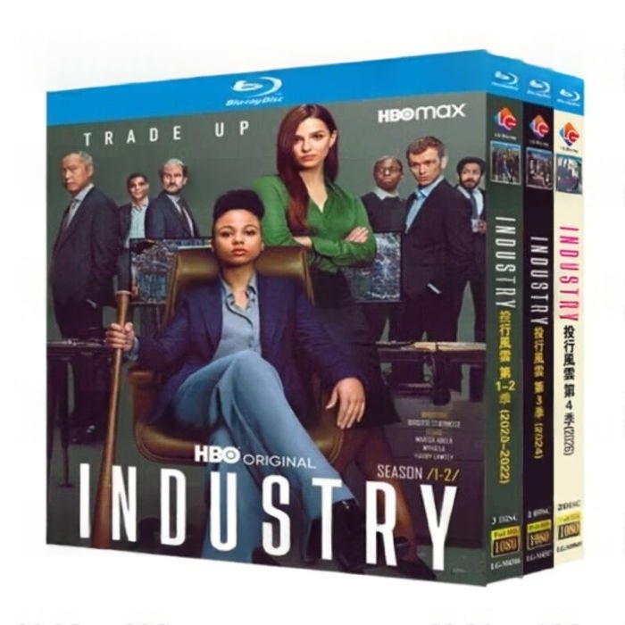 海外ドラマ インダストリー シーズン1+2+3+4 DVD ブルーレイ Blu-ray BOX 日本語字幕 日本語吹き替え版 完全版 [Blu-ray]