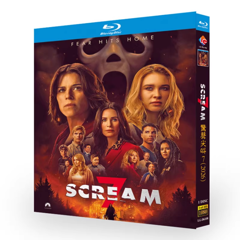 海外映画 SCREAM 7 スクリーム7（日本語字幕） Blu-ray 人気ホラーシリーズ最新作 フルHD1080高画質 1枚組