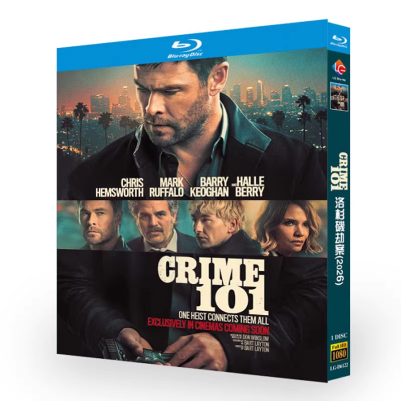 海外映画 Crime 101 『ロサンゼルス強盗事件』（2026）（日本語字幕） Blu-ray 1枚組 クリス・ヘムズワース/マーク・ラファロ豪華キャスト共演 フルHD1080高画質