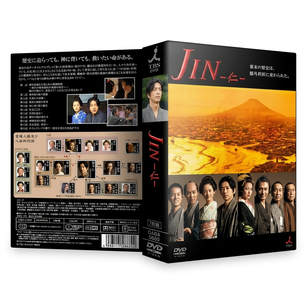 JIN 仁 DVD-BOX シーズン１ 大沢たかお 綾瀬はるか 本編全話