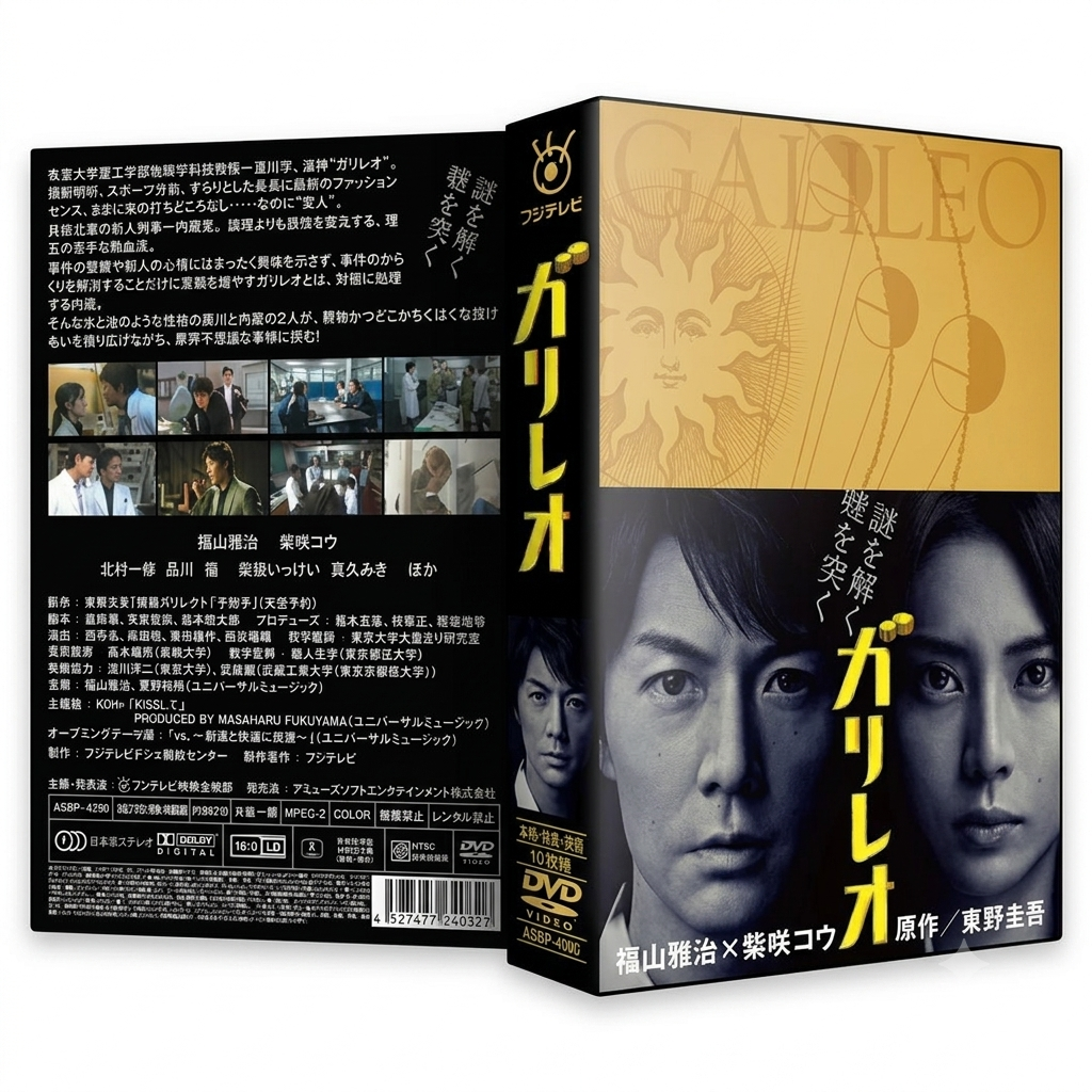 ガリレオ DVD-BOX シーズン1 本編全話+SP+映画 福山雅治