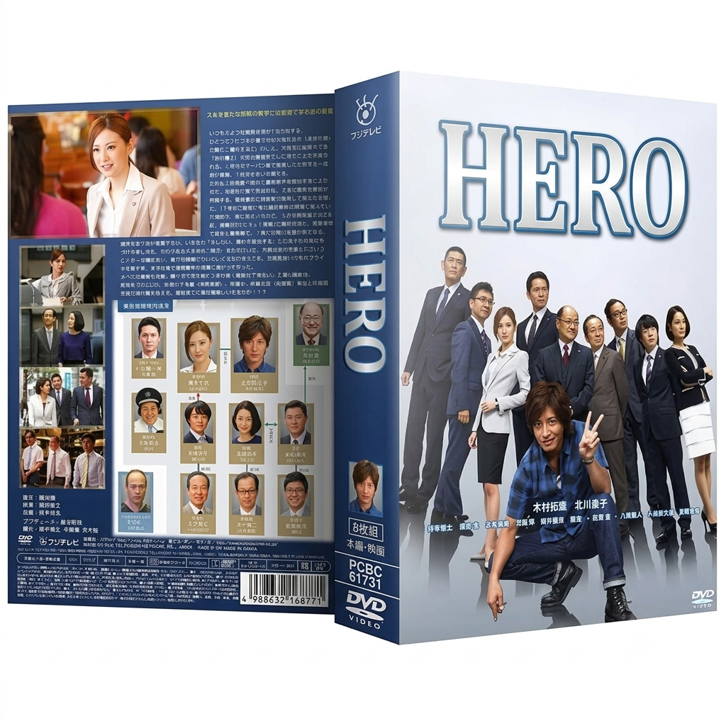 HERO DVD-BOX 2014年版 木村拓哉 北川景子 本編全話+映画