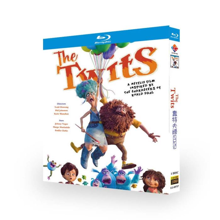 アニメ 映画 The Twits アッホ夫婦 DVD ブルーレイ Blu-ray BOX 日本語字幕 日本語吹替版 2本セット [Blu-ray]
