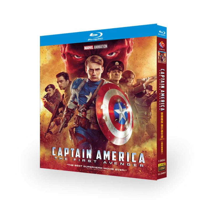 映画 キャプテン・アメリカ/ザ・ファースト・アベンジャー DVD ブルーレイ Blu-ray BOX 日本語字幕 日本語吹替版 [Blu-ray]