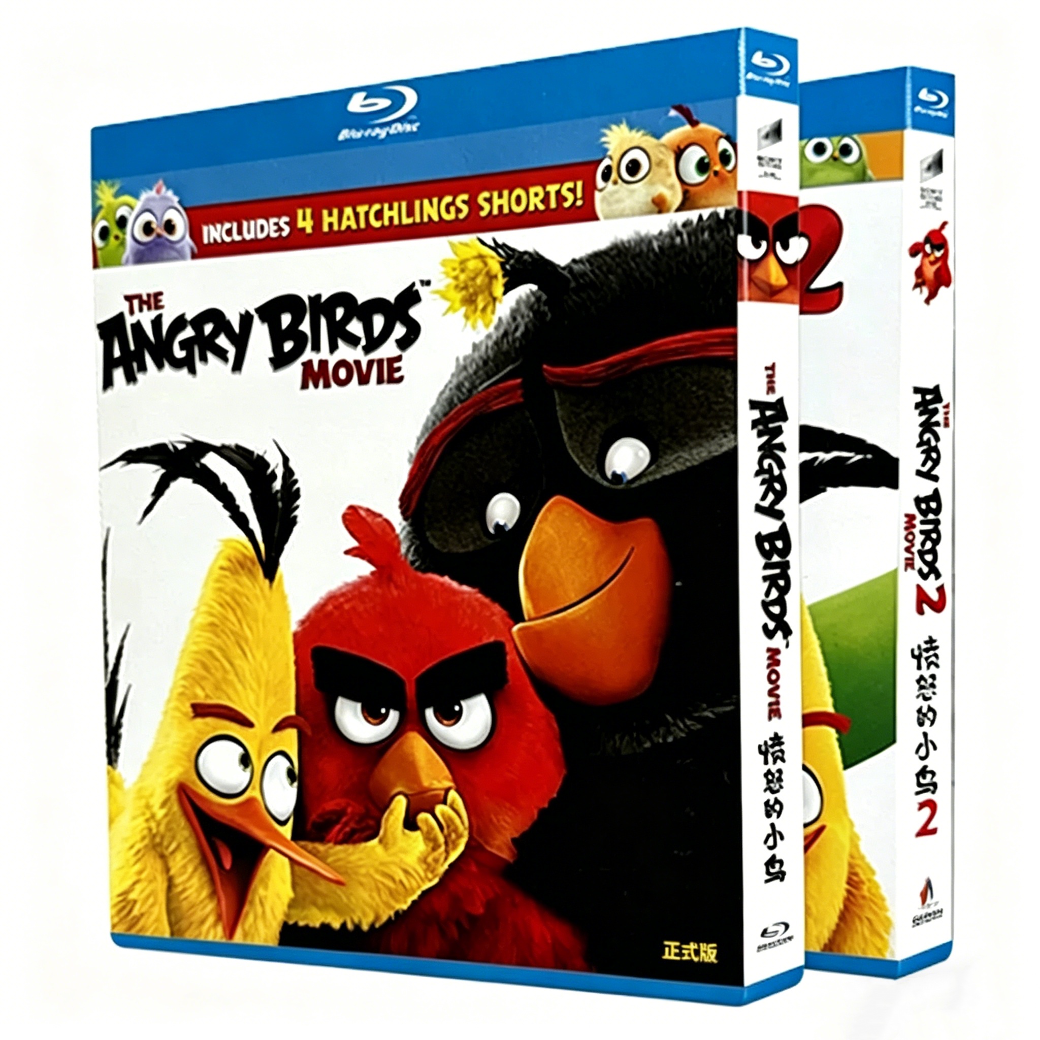 アメリカ映画 アングリーバード THE ANGRY BIRDS MOVIE 1+2 コンプリート Blu-ray BOX 2 枚組