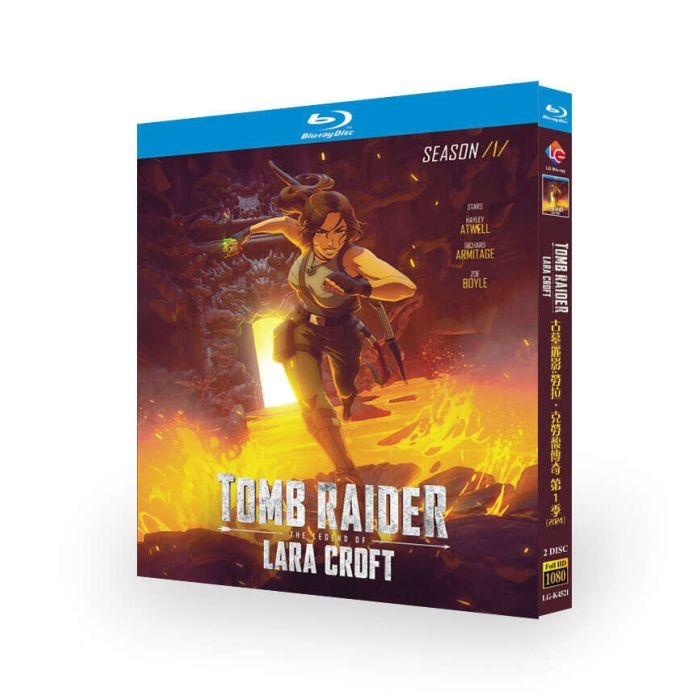 アニメ トゥームレイダー: レジェンド・オブ・ララ・クロフト DVD ブルーレイ Blu-ray BOX 日本語字幕 日本語吹き替え版 [Blu-ray]