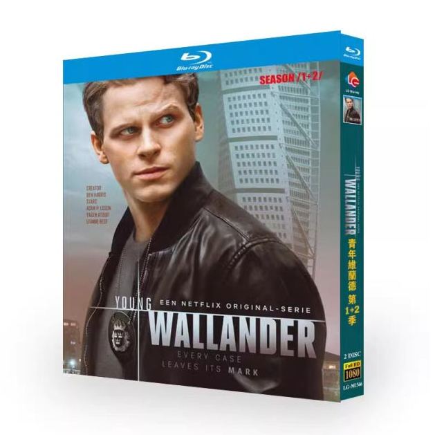 海外ドラマ「新米刑事ヴァランダー」シーズン1+2 Blu-ray ブルーレイ　日本語字幕あり　アダム・ポールソン、リチャード・ディレイン、リアン・ベスト 全話 海外盤