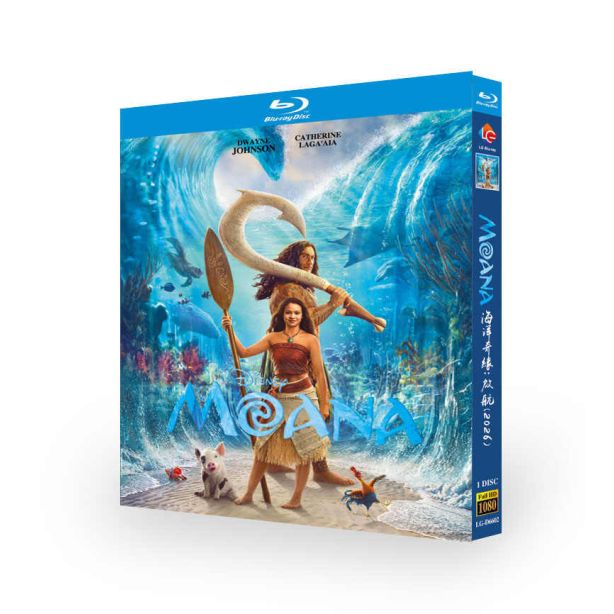 実写映画 モアナと伝説の海 DVD ブルーレイ Blu-ray BOX 日本語字幕