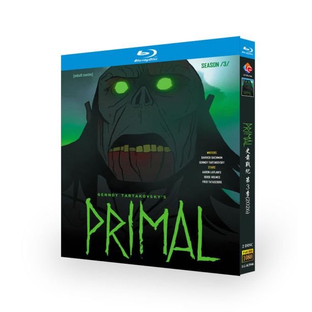 アニメ プライマル シーズン3 DVD ブルーレイ Blu-ray BOX 日本語字幕 日本語吹き替え版