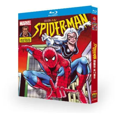 Spider-Man / スパイダーマン シーズン1+2+3+4+5 完全豪華版 Blu-ray BOX 全巻 (1994年版TVアニメ)