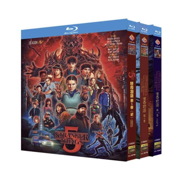ストレンジャー・シングス 未知の世界 シーズン1+2+3+4+5 DVD ブルーレイ Blu-ray BOX 日本語字幕 日本語吹き替え版 完全版 豪華版 [Blu-ray]