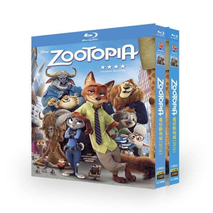 映画 ズートピア DVD ブルーレイ Blu-ray BOX 日本語字幕 日本語吹き替え版 2本セット [Blu-ray]