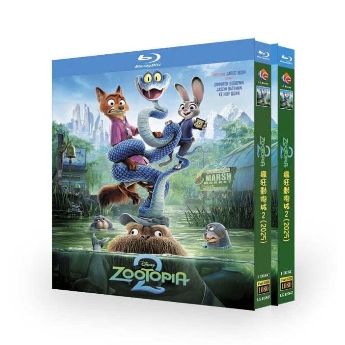 映画 ズートピア2 DVD ブルーレイ Blu-ray BOX 日本語字幕 日本語吹き替え版 2本セット [Blu-ray]