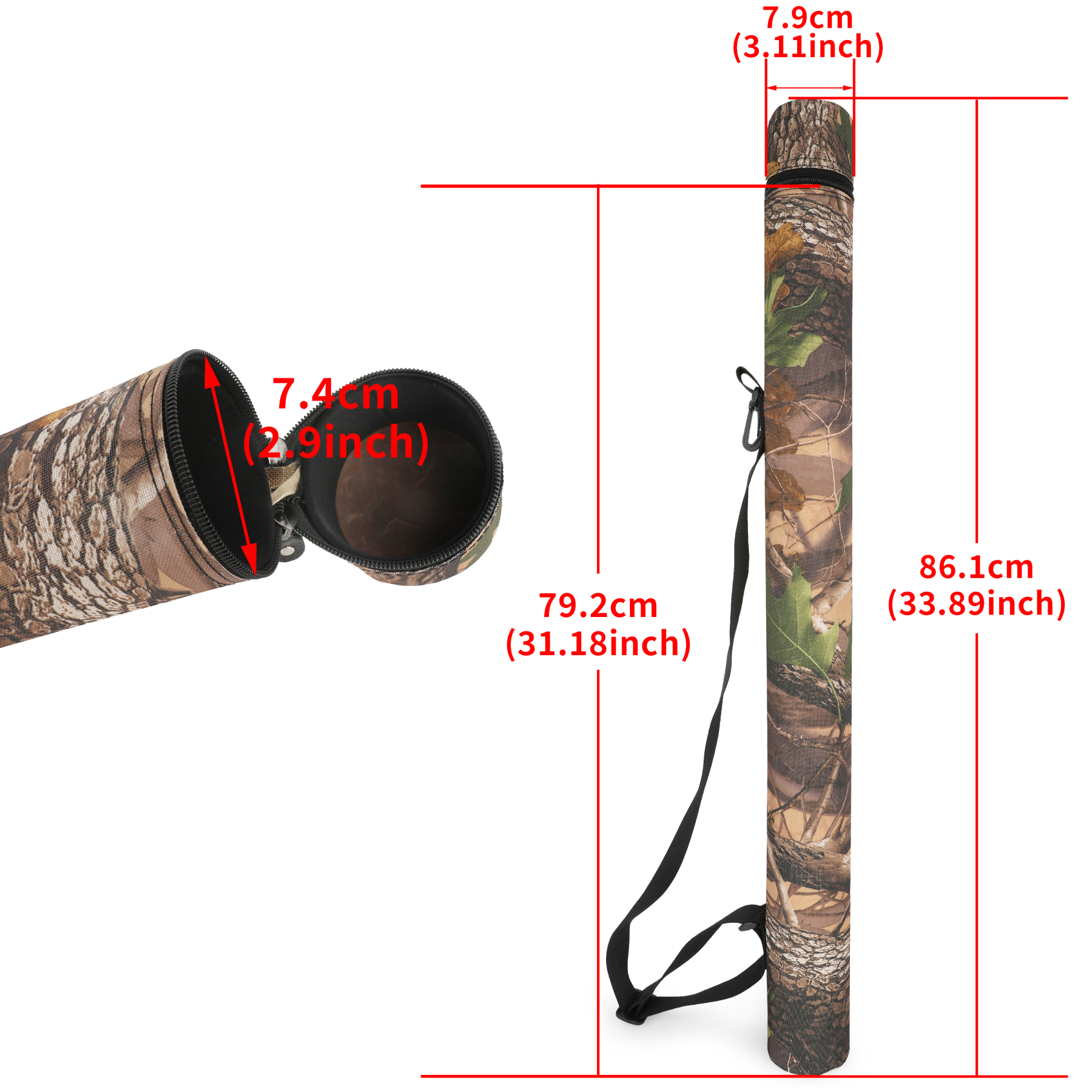 62" Takedown Recurve Bow 30-60lbs Wooden Riser American Hunting