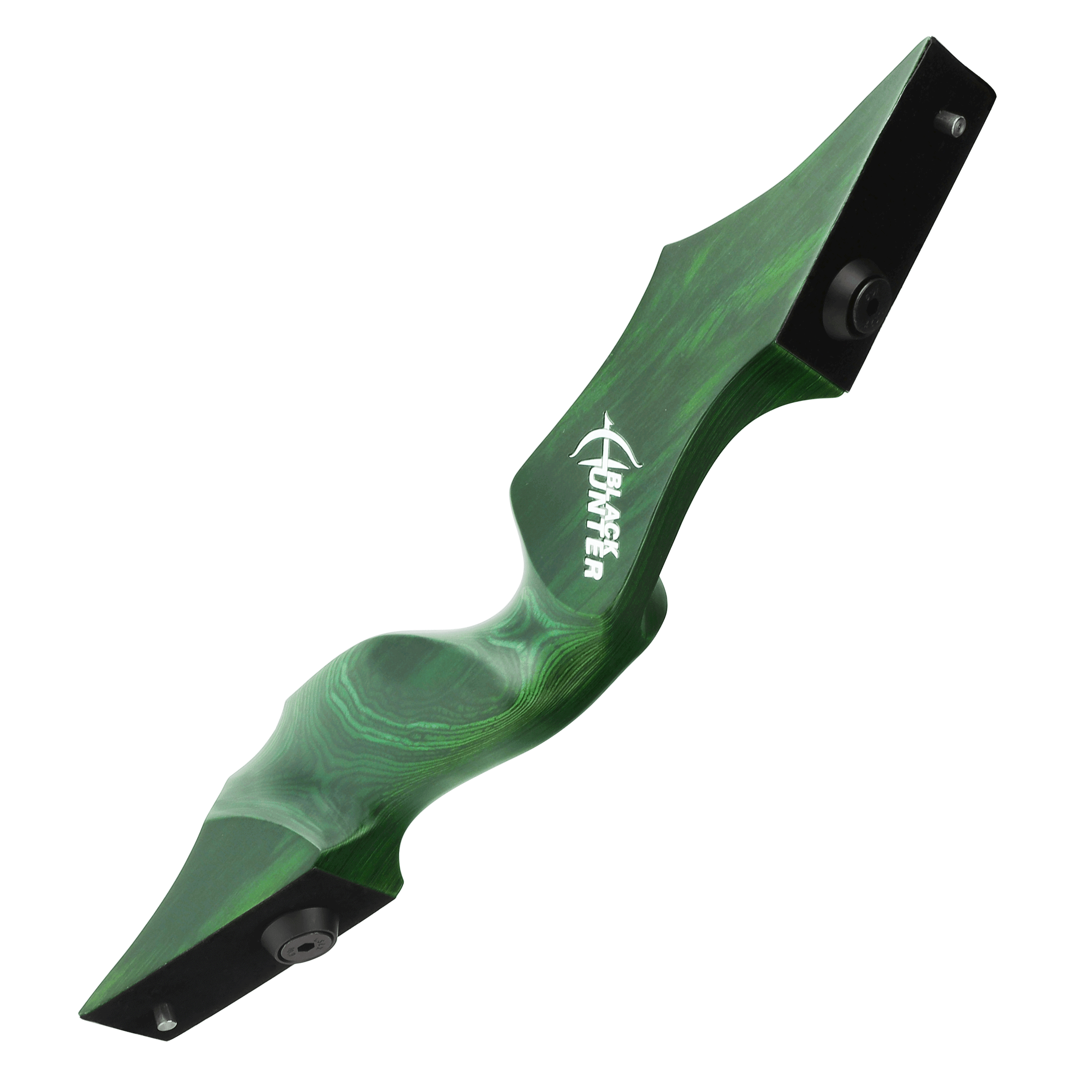 Black Hunter Longbow Recurve Bow and Arrows Kit LH RH