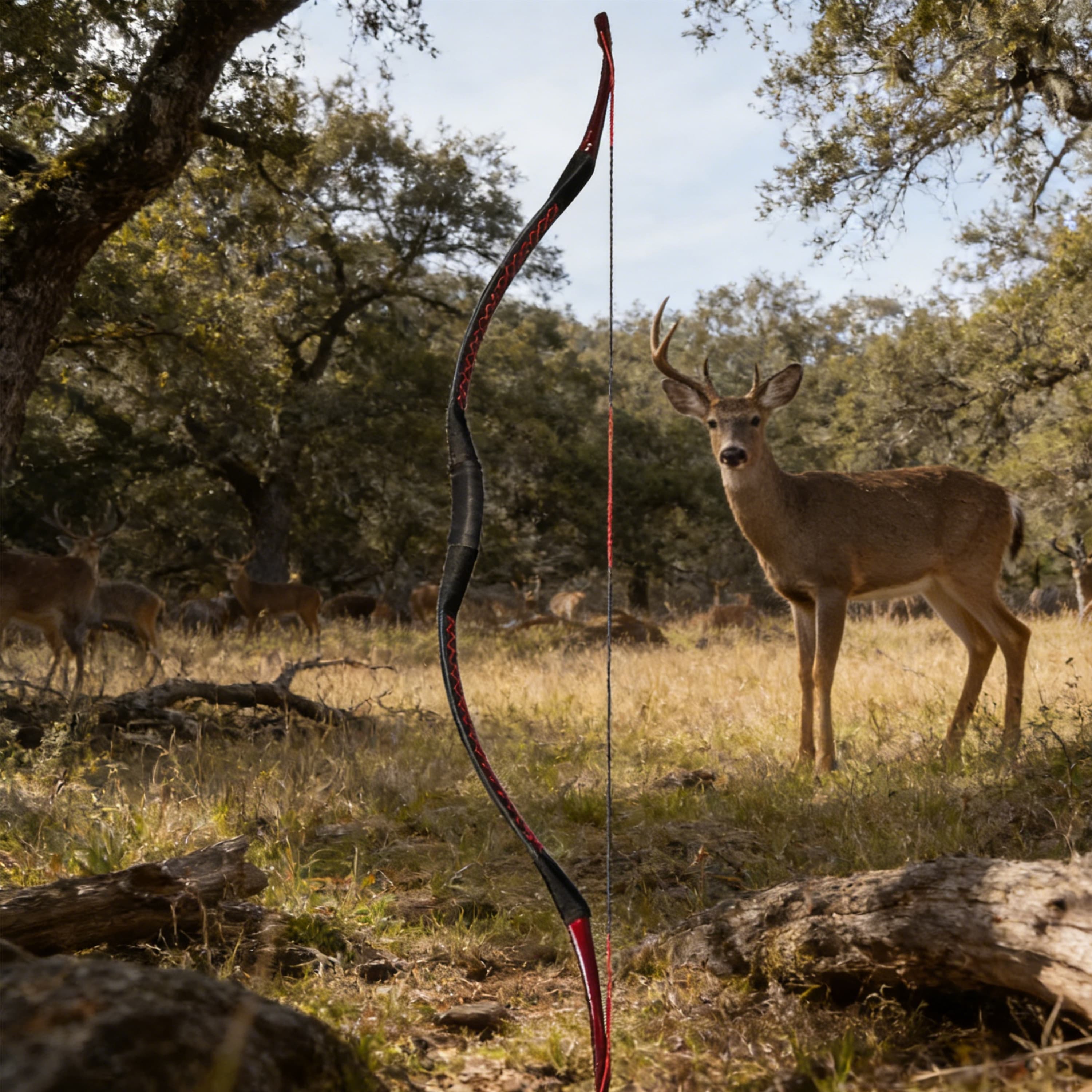 WOLFMAN Traditional Recurve Mongolian Horsebow 25-55lbs Wood