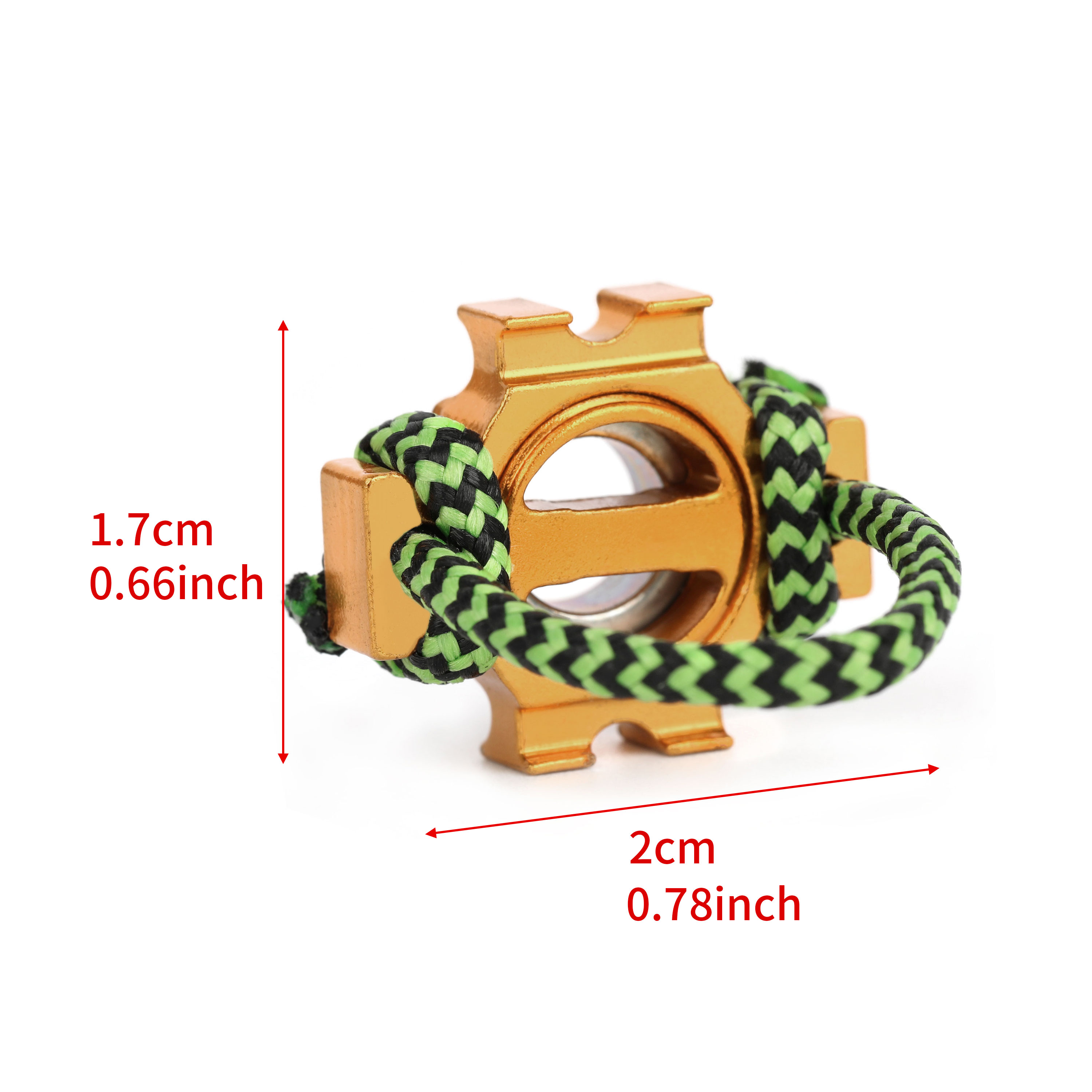 2pcs Magnetic Universal Arrow Rest, Gold Aluminum Alloy Dual-Purpose