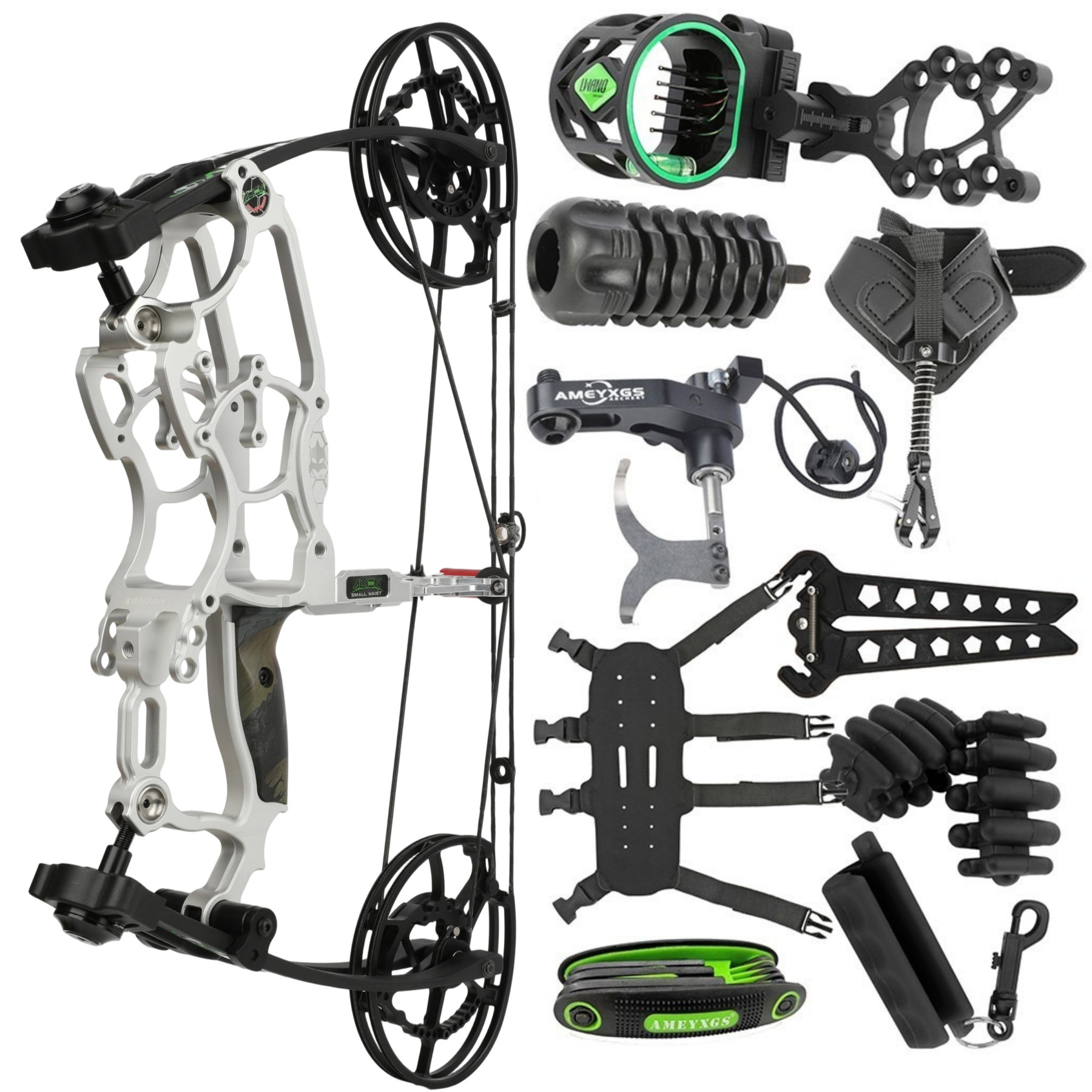 Dual Use Compound Bow Adjustable Design 340 FPS Arrow Speed