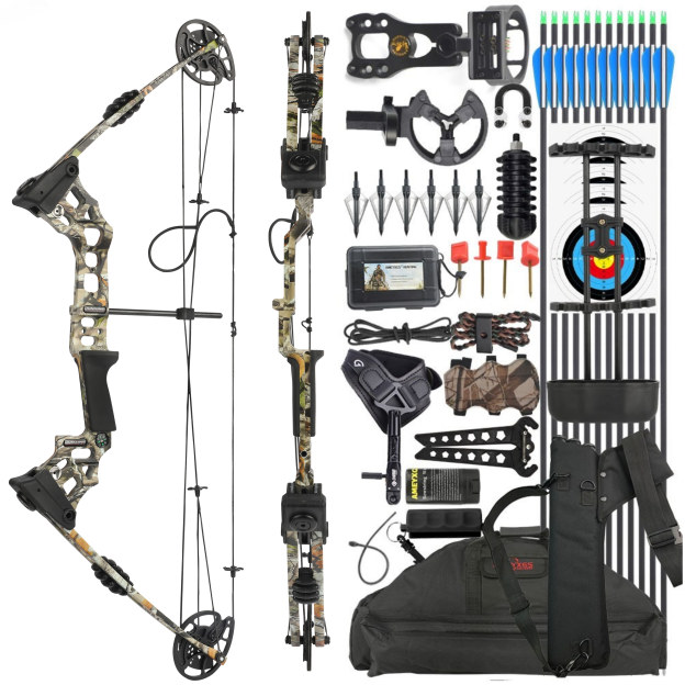 Junxing X8 Compound Bow Arrows Set 20-70lb Adjustable Hunting