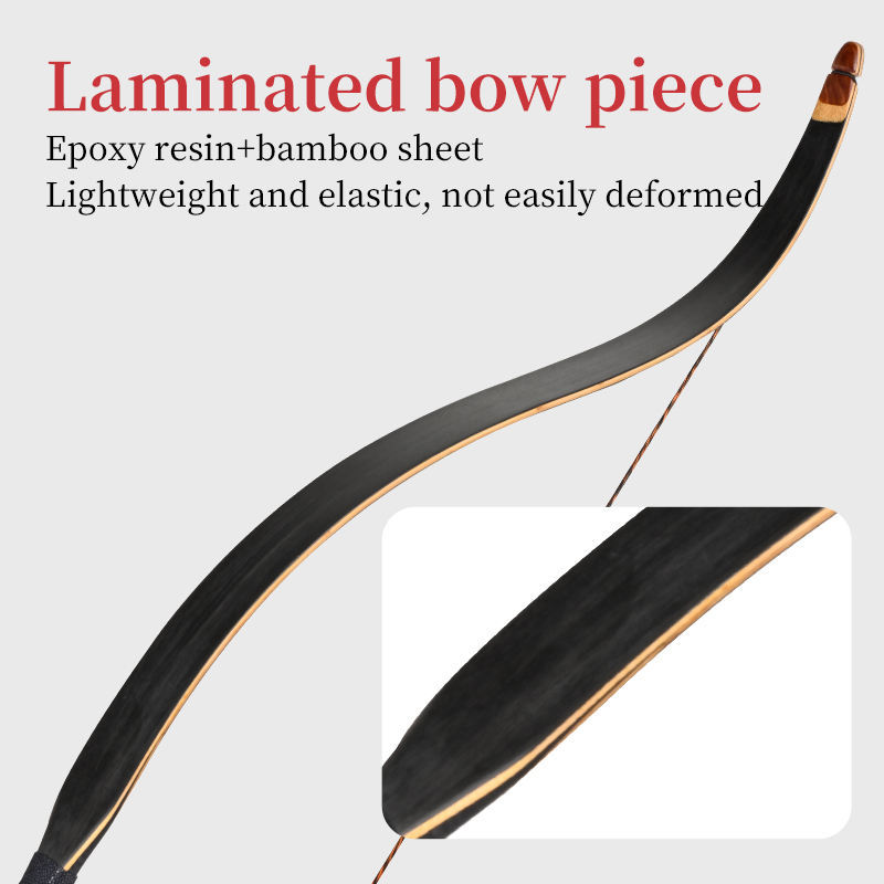 55" One Piece Korean Traditional Bow 20-60lbs Archery RH LH