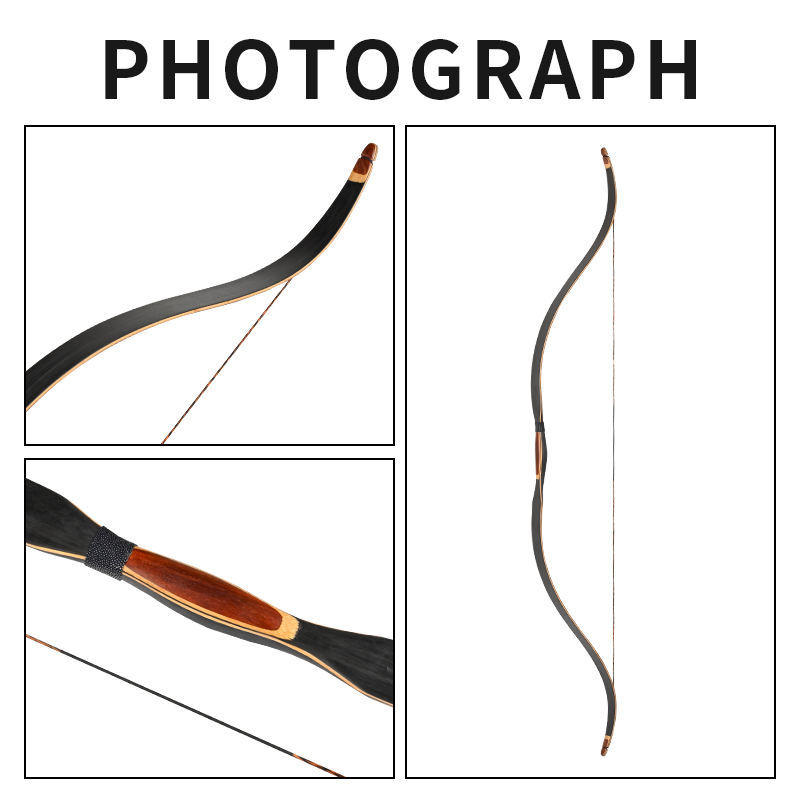 55" One Piece Korean Traditional Bow 20-60lbs Archery RH LH