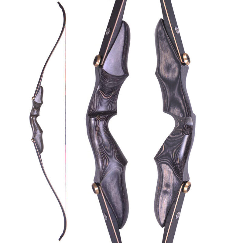 Takedown Recurve Bow Set ILF Traditional H15-58"Wooden Hunting