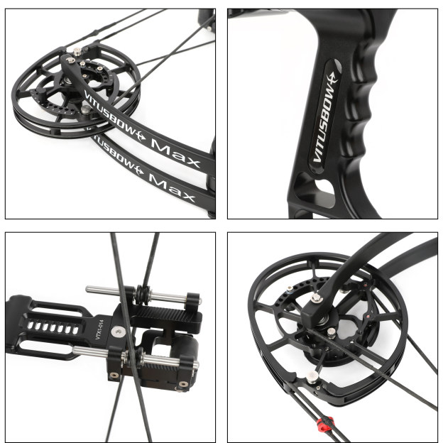 Dual-Use Compound Bow 30-80lbs Steel Ball & Arrow Shooting