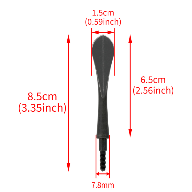 Black Steel Screw-In Points 6pcs for Bow Hunting & Target Practice