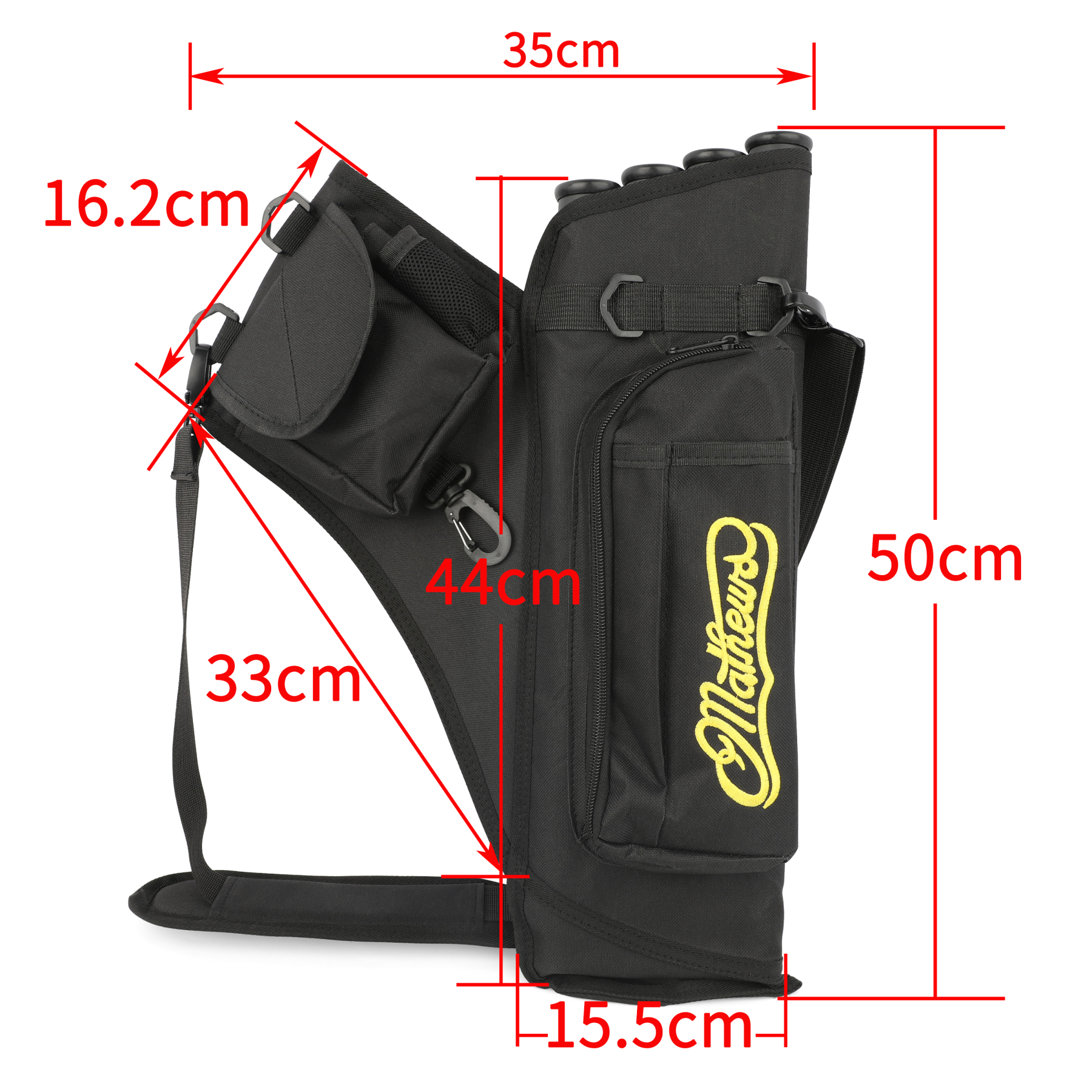 Mathews Archery Hunting Target Hip Arrow Quiver 4 Tubes Pouch Holder