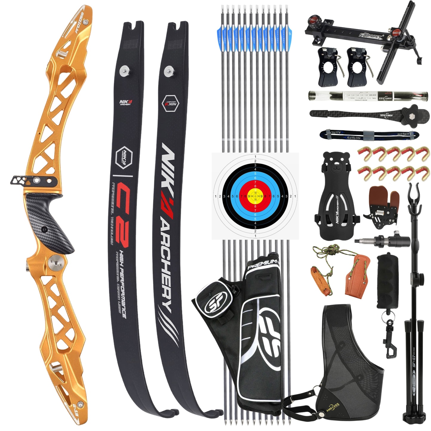 ET11 Professional Competitive Recurve Bow set