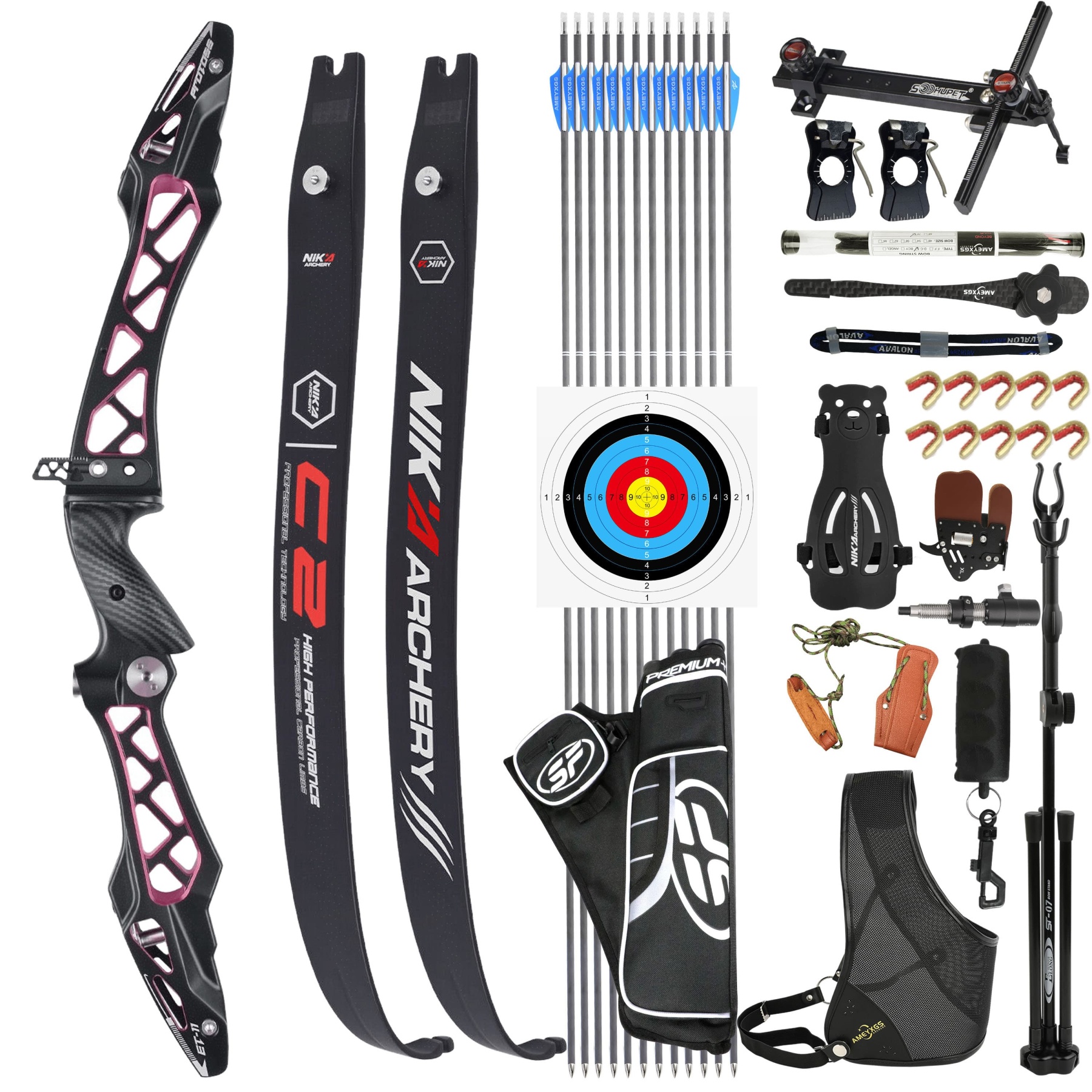 ET11 Professional Competitive Recurve Bow set