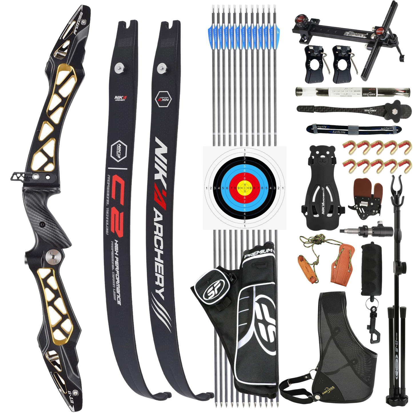 ET11 Professional Competitive Recurve Bow set