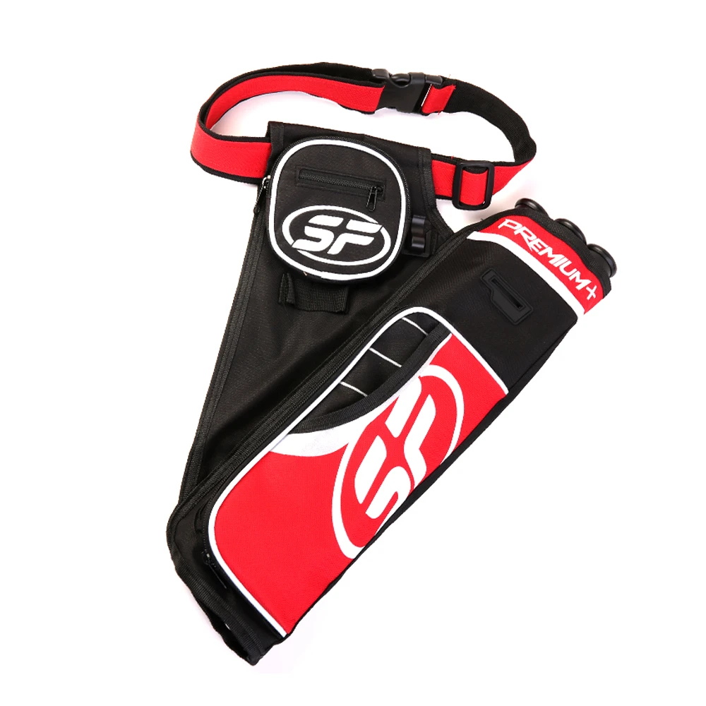 SF Arrow Quiver Shoulder Bag 3 Tubes Arrow Holder for Recurve Bow