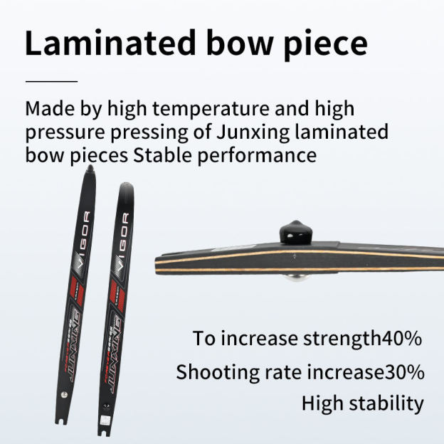 Junxing Archery F165 ILF Recurve Bow Limbs 20-40 lbs For Adult