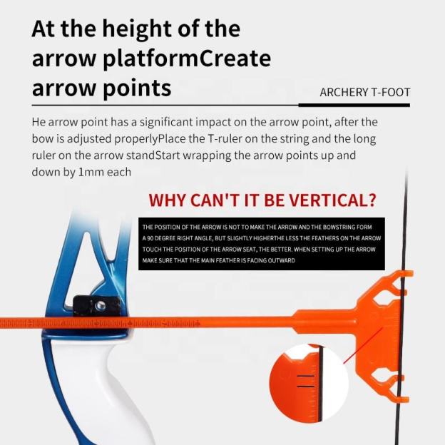 Archery Ruler Compound Bow Recurve Bow Tool Accessories