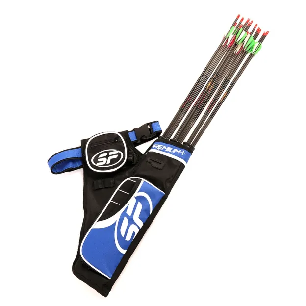 SF Arrow Quiver Shoulder Bag 3 Tubes Arrow Holder for Recurve Bow