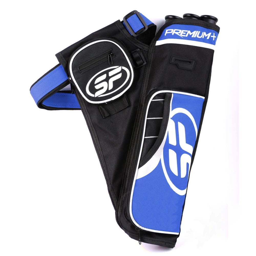 SF Arrow Quiver Shoulder Bag 3 Tubes Arrow Holder for Recurve Bow