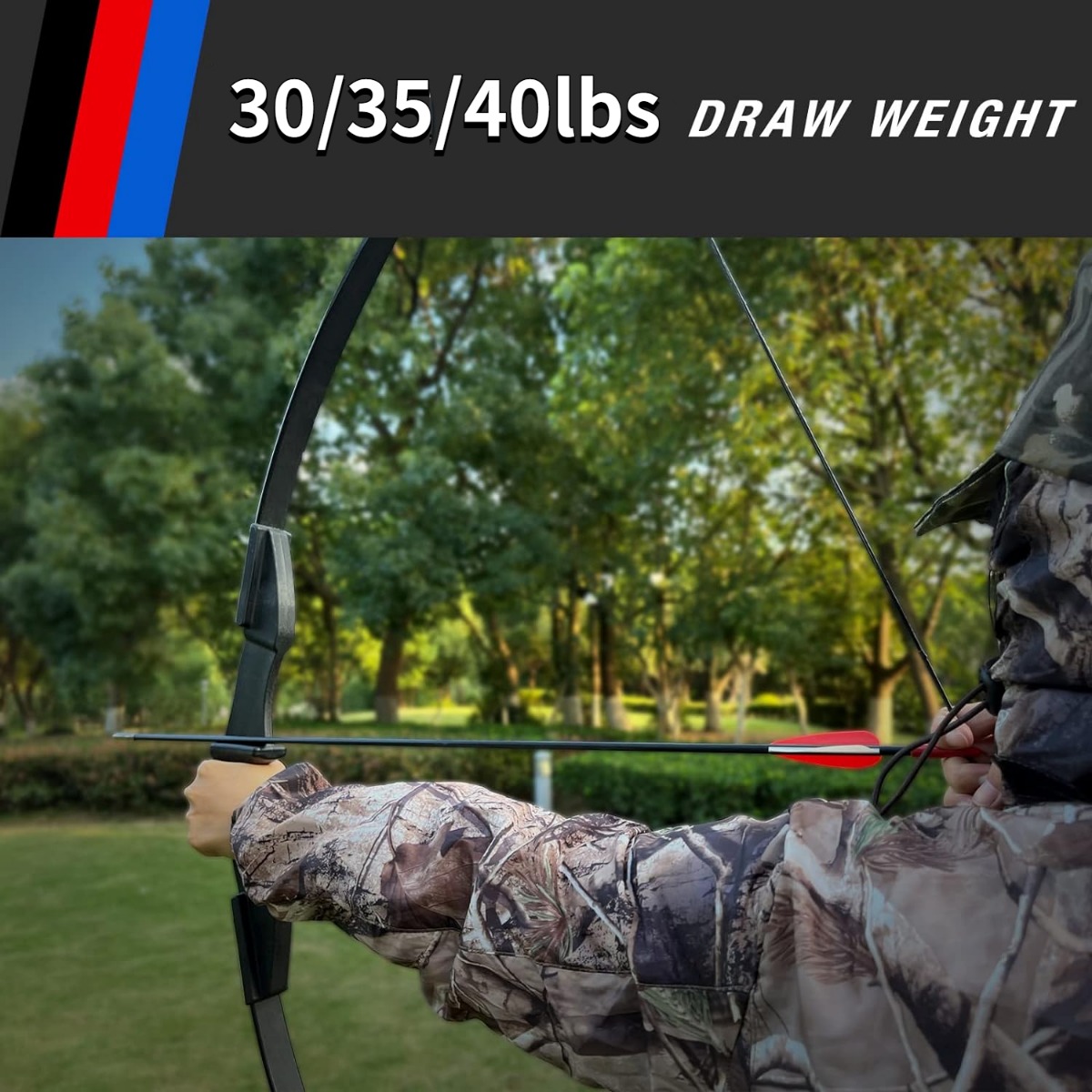 Recurve Bow Set for Beginners Right Hand and Left Hand 57 inch