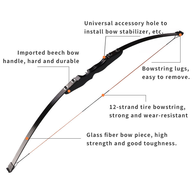 Takedown Recurve Bow and Arrow Set for Adults Beginner 30-40lbs LH RH