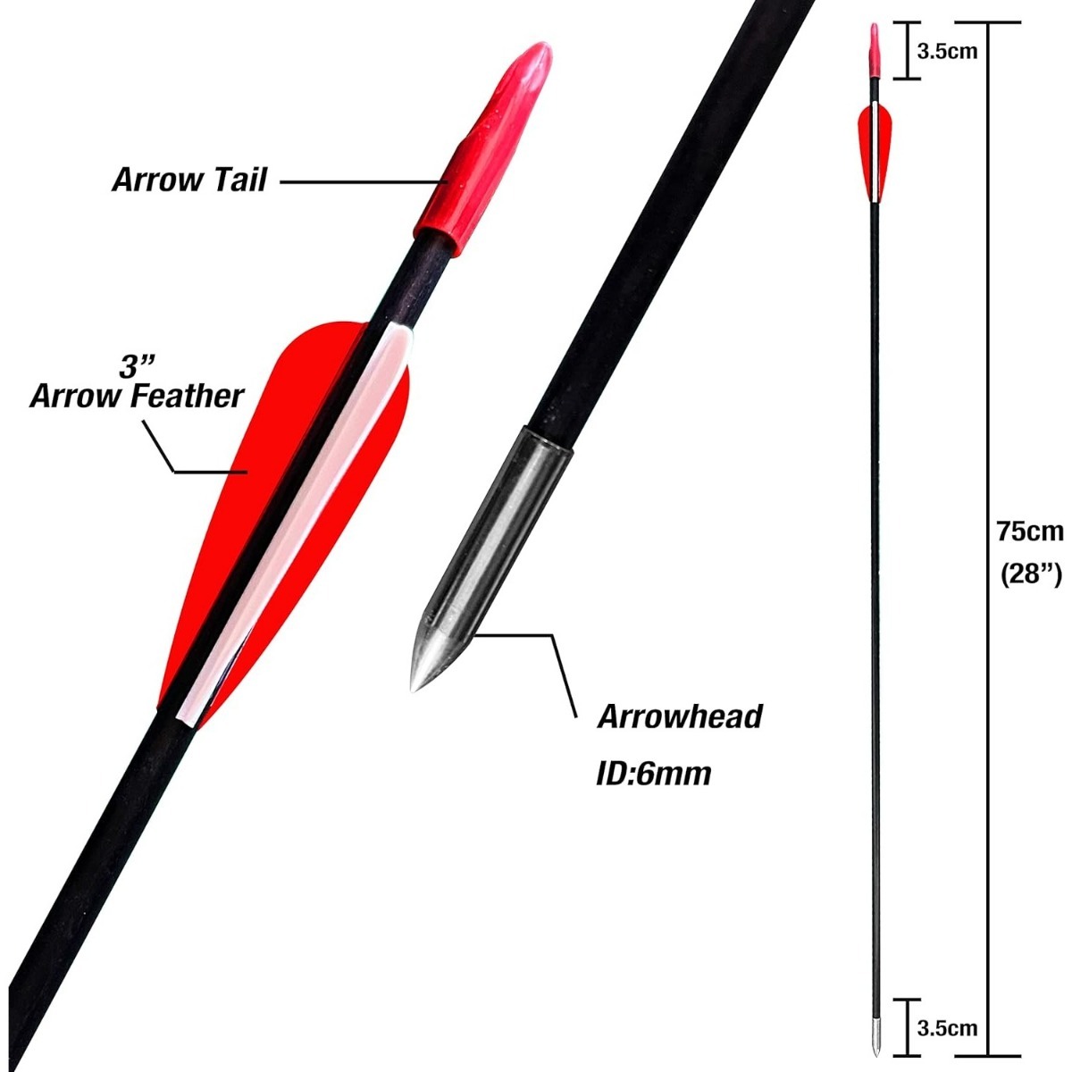 Recurve Bow Set for Beginners Right Hand and Left Hand 57 inch