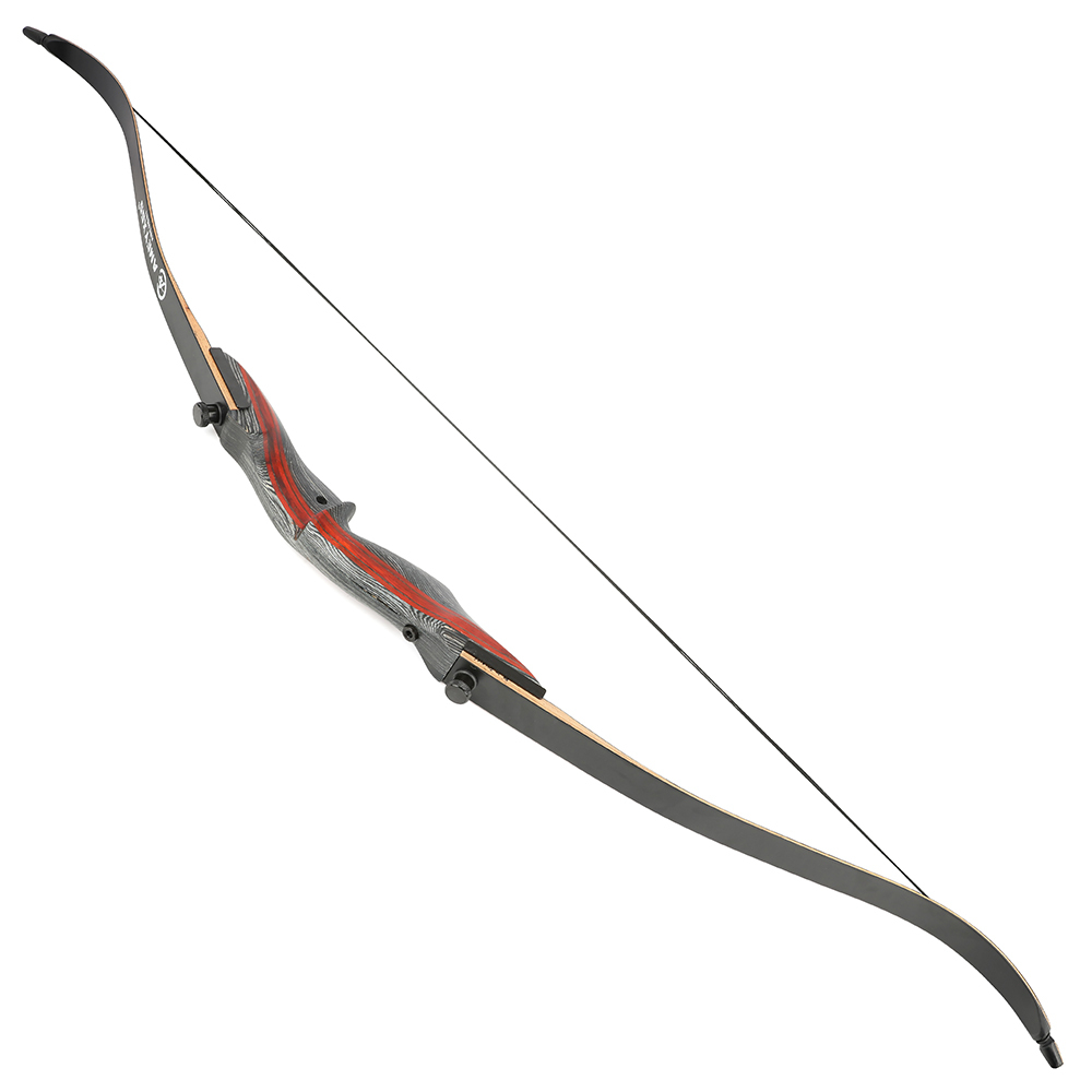 American Hunting Recurve Bow 20-50 lbs Wooden Riser Adult beginners