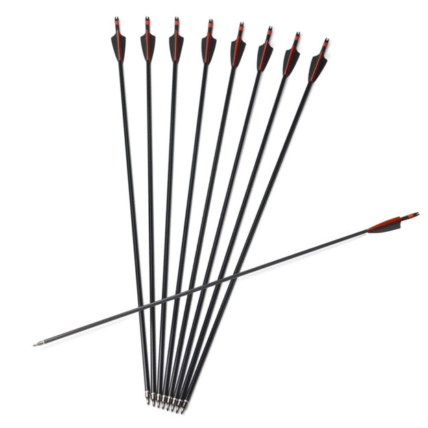 Carbon Archery Arrows 400 Spine for Target Practice & Field Shooting