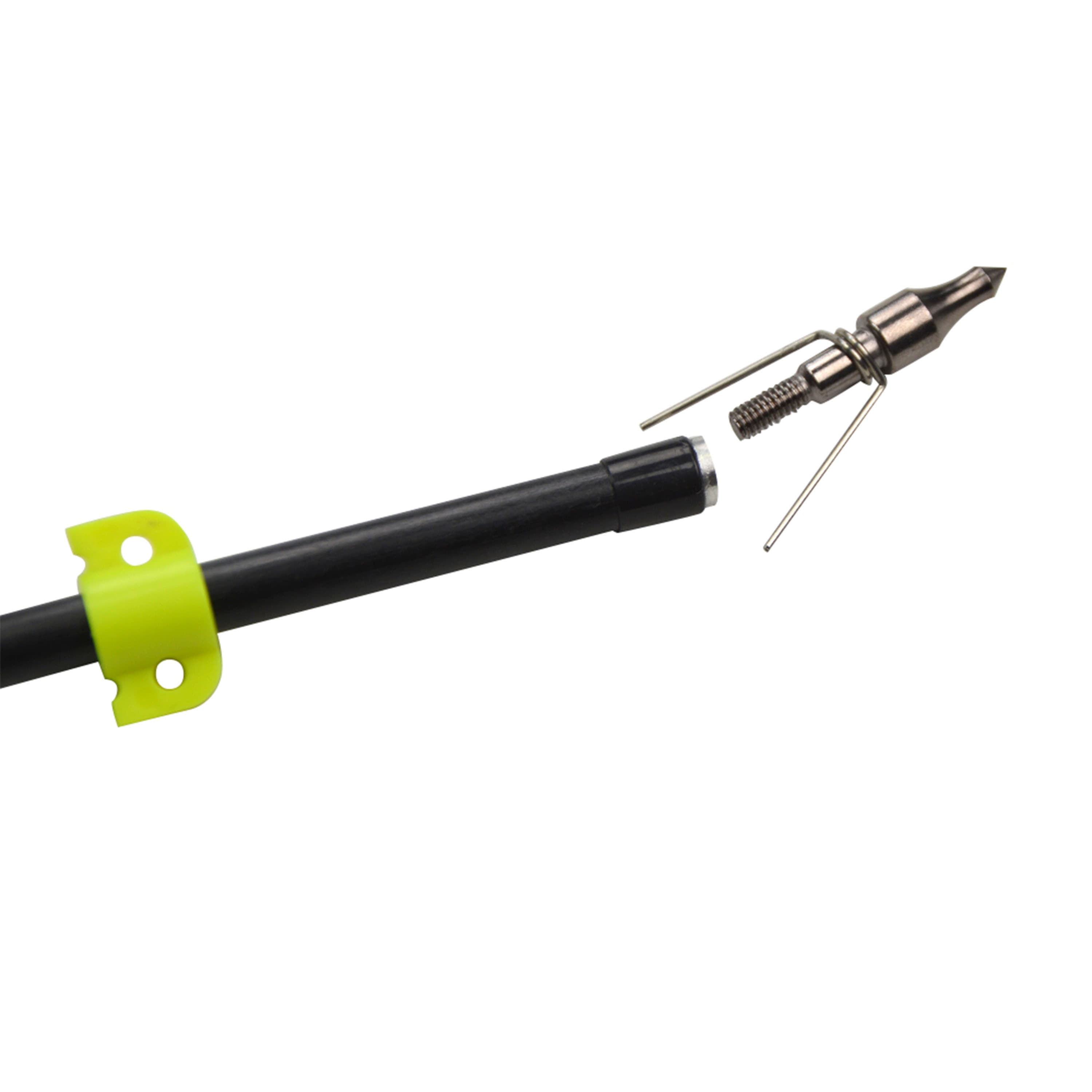 Bowfishing Arrow Archery Fishing Glue-on Nock Additional Screw