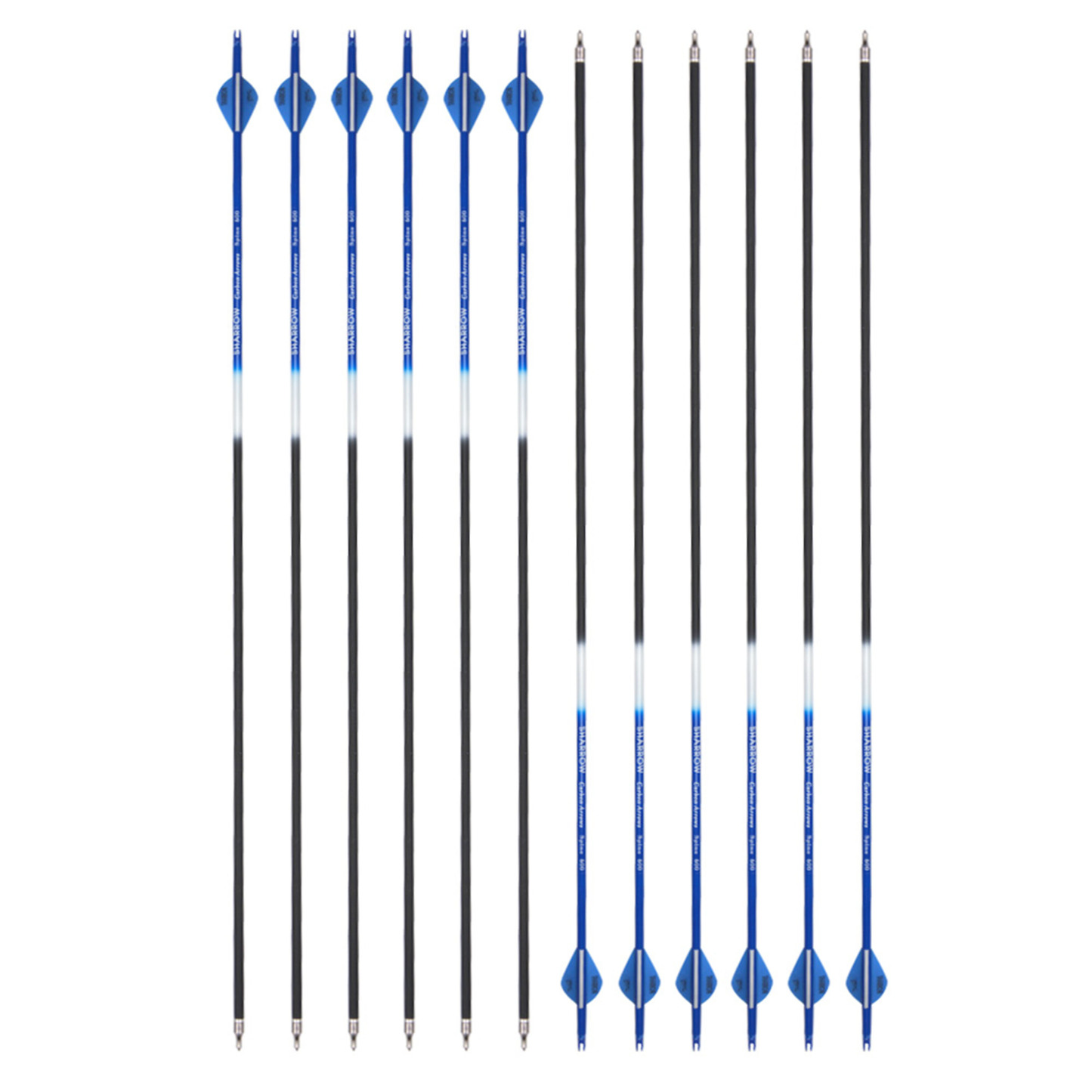 Archery Carbon Arrows Vanes Recurve Compound Bow Shooting